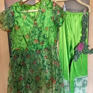 DC Comics Green Floral Kids Costume